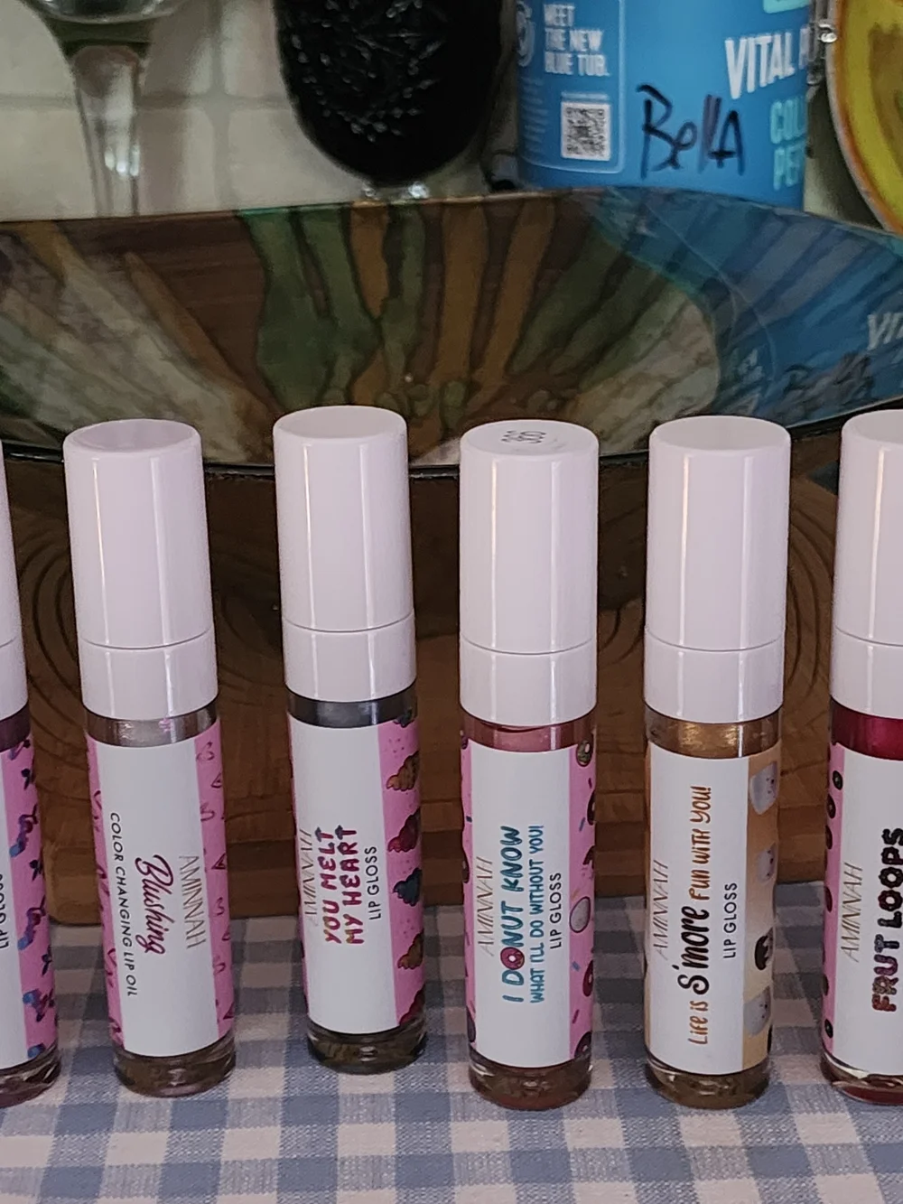 💕 Aminnah Lip Gloss Collection – Choose Your Favorite Flavor! 💕